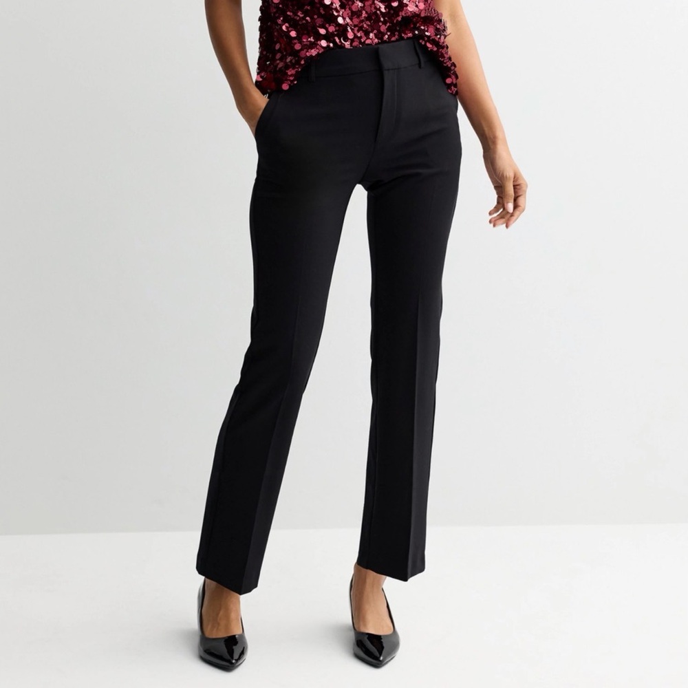 Nine West Classic Black Barely Bootcut Dress Pants